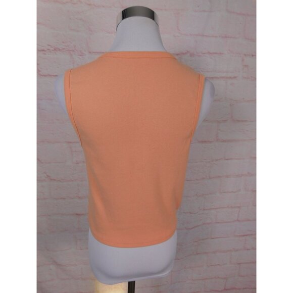 Zoe + Liv Coral Pink Tank Top L “Magic of the Universe” Sun Graphic NWT - Picture 6 of 11